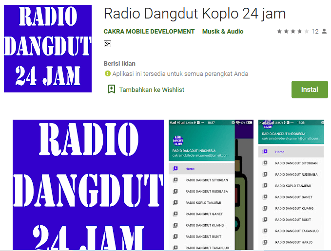 Radio Channel Dangdut 24 Jam Nonstop